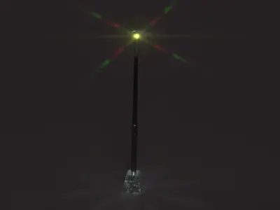 Street Lighting Low-poly 3D model purchase