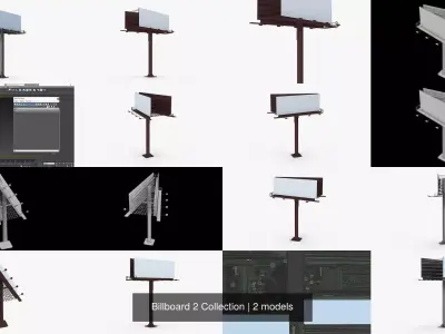 Billboard 2 Collection 3D Model Pack