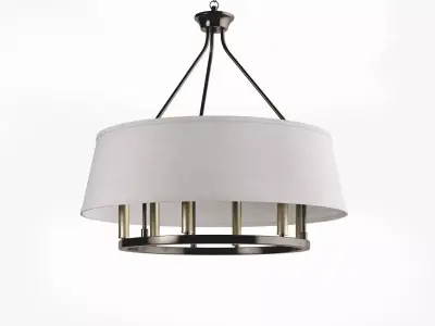 Cherish six light chandelier 3D model