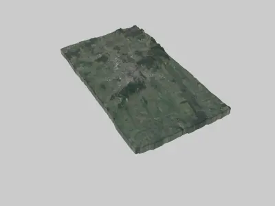 Lviv City Low-poly 3D model