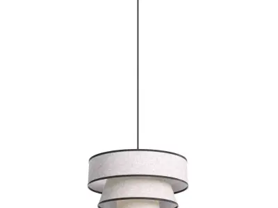  Vache Chandelier White Low-poly 3D model