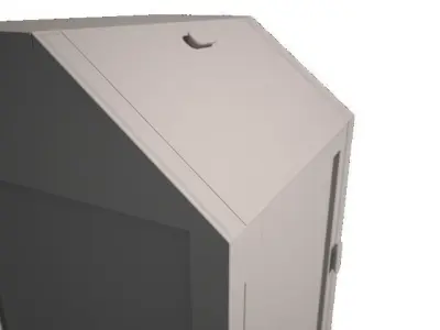 Cabinet with door 3D model