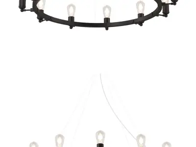 Chandelier Circle SKU 4729 Free 3D model