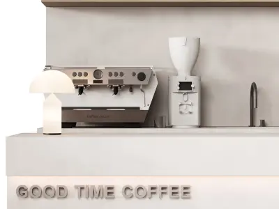 534 cafe and restaurant 02 coffee spot 02 good time coffee 3D model