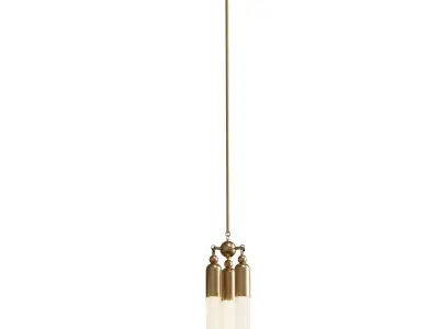 apparatus tassel pendant light 02 Low-poly 3D model
