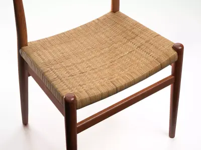 W2 Dining Chair 3D model