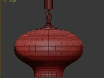 Hanging lamp 5 Loft Design 3D model