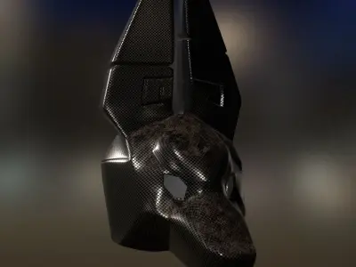 Sky children of light  Anubis Jackal mask 3D print model