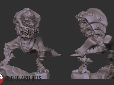 Xenoteras Warriors 3D print model