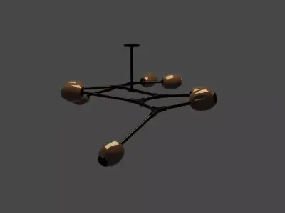 Modern Lamp  Free 3D model