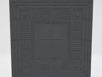 Wooden Floor Fancy 3D print model