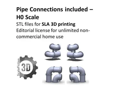  Industrial Filter and Pump Unit - H0 Scale 3D print model