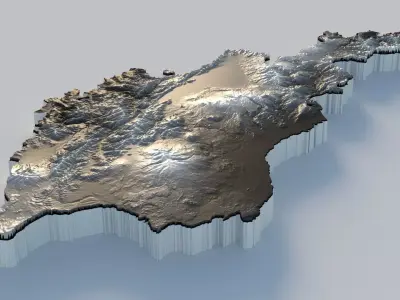Armenia Country Terrain 3D model