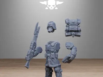 GrimGuard Frostwatch Patrol 3D print model