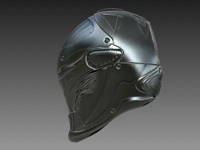 Sci-Fi Helmet 3D model