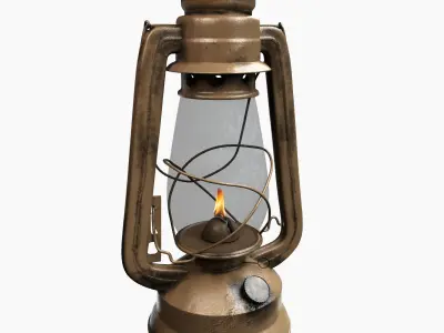 lantern metal 3D model