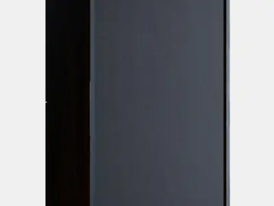 BESTA Shelf unit with doors 12 Low-poly 3D model