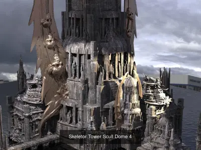 Skeleton Castle collection 3D Model Pack