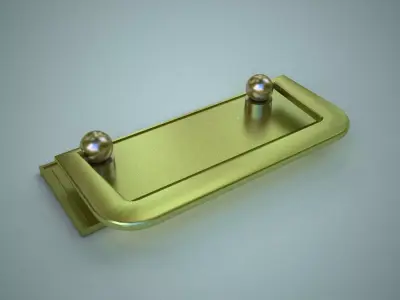 Furniture Door Handle Knob 3d model 18 Low-poly 3D model
