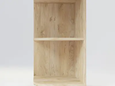 Wooden Cabinet 3 3D model