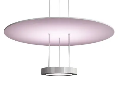 Chromaglo Spectrum Round Reflector LED Pendant Light Low-poly 3D model