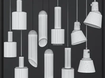 Pendant set 021 3D model