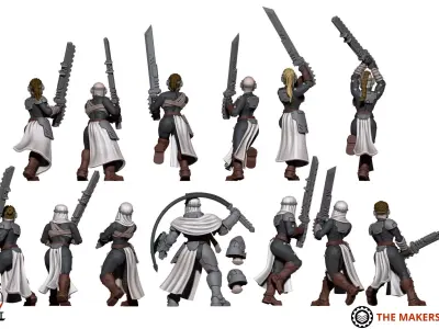 Daughters of War - Young Aspirants 3D print model