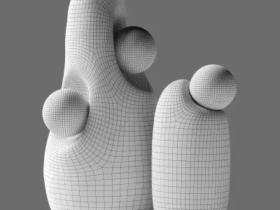 Terra  Rock table lamp 3D model