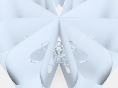 MOJNA Pendant lamp shade Low-poly 3D model