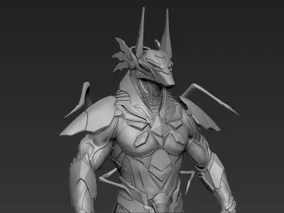 Anubis Cyber Suit 3D model