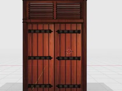 Door 3D Object Free low-poly 3D model