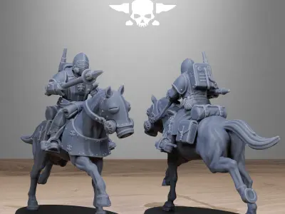 RoyalGuard Cavalry 3D print model