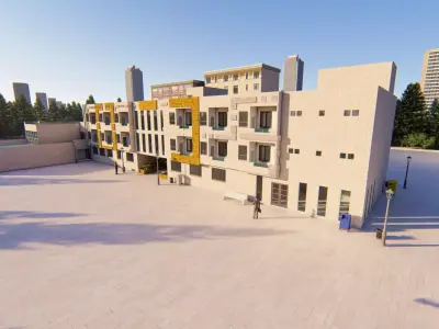 School-University- High School 3D model