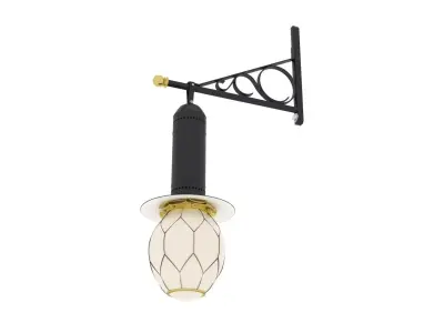Krizik arc street lamp 3D model