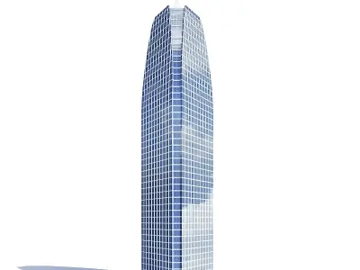Triangle Skyscraper 3D Model 3D model