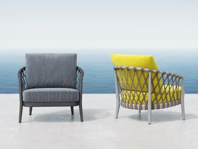 Erica Armchair 3D model