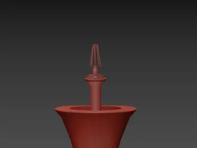 ADA BRASS TABLE LAMP CB2 Exclusive 3D model