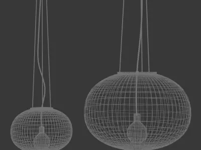 Marset Hazy Day Pendant Low-poly 3D model