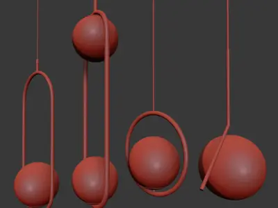 Ic Ceiling Light Collection 3D model