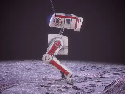 BD-1 Game Character -Ready To Rigg Low-poly 3D model