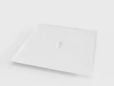 Steel manhole Low-poly 3D model