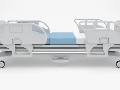 Medical - Hospital Bed 2 3D model