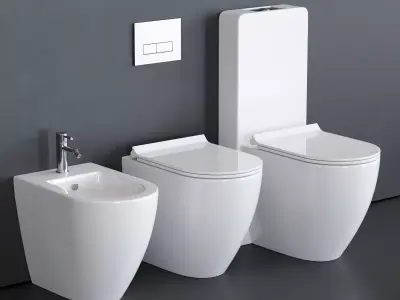 GALASSIA Dream WC art 7310 art 7311 art 7316 Low-poly 3D model