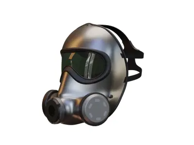 Tactical Gas Mask 3D model