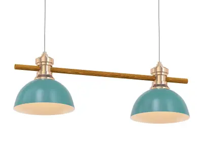 NORWAY light pendant lamp - teal 3D model