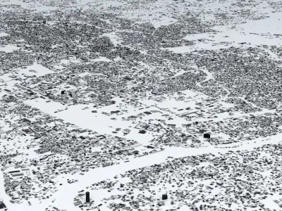 Kathmandu Streets and Buildings 3D model