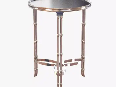 Double Bamboo Leg Side Table by Global Views 3D model