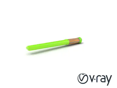 Cartoon Plasma Saber with Plastic Handle model pack Low-poly 3D model