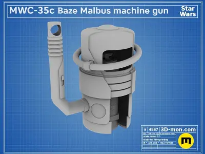 MWC-35 Baze Malbus prop 3D print model