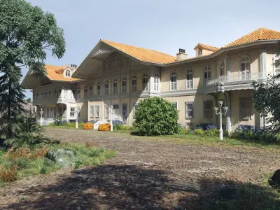 YILDIZ PALACE SALE KIOSK 3D model